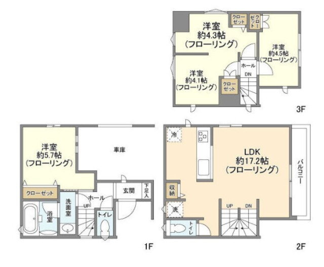 千葉県船橋市宮本６ 東船橋駅 4LDK 一戸建て 賃貸物件詳細