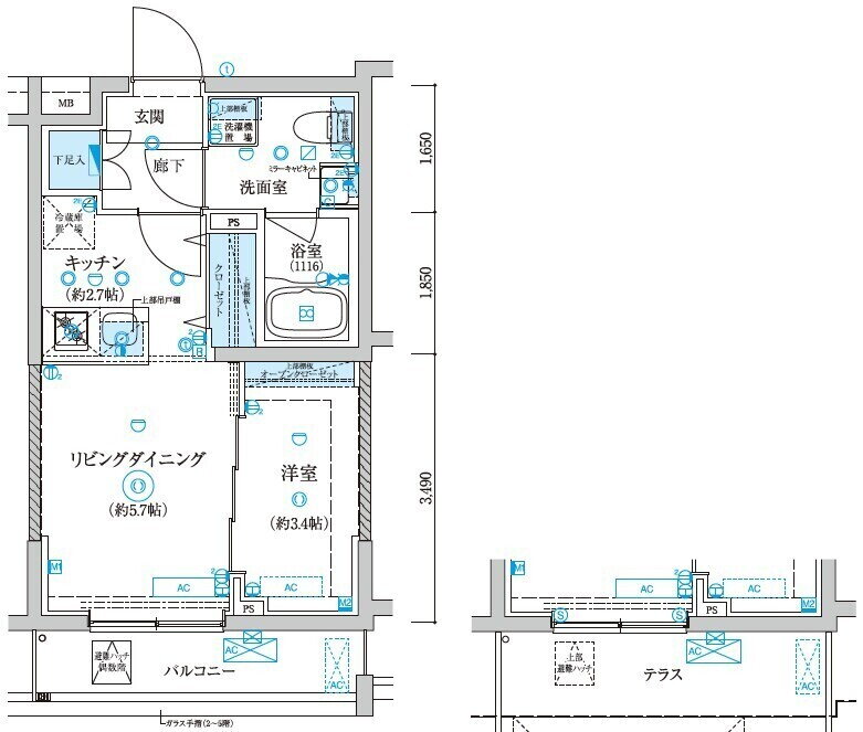 東京都北区神谷３ 王子神谷駅 1LDK マンション 賃貸物件詳細