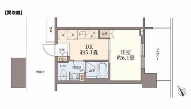 東京都港区海岸１ 竹芝駅 1DK マンション 賃貸物件詳細