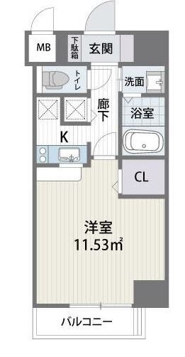 福岡県福岡市博多区博多駅南５ 竹下駅 1K マンション 賃貸物件詳細