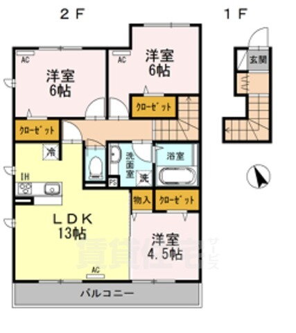 東京都三鷹市北野４ 吉祥寺駅 3LDK アパート 賃貸物件詳細
