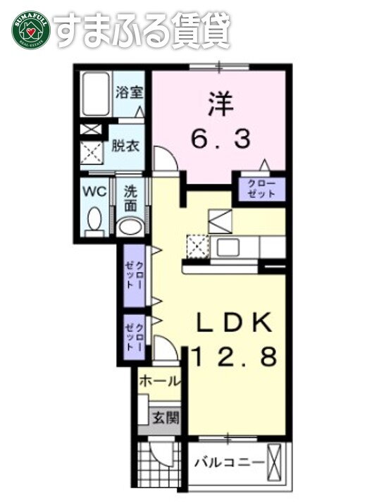 愛知県西尾市徳永町稲場 福地駅 1LDK アパート 賃貸物件詳細