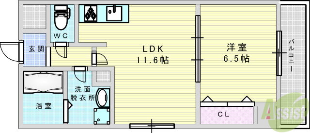 大阪府吹田市南金田２ 江坂駅 1LDK マンション 賃貸物件詳細