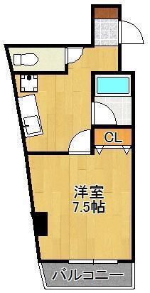 福岡県北九州市小倉北区香春口１ 香春口三萩野駅 1K マンション 賃貸物件詳細