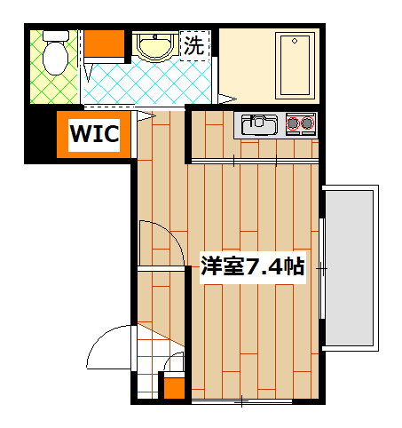 神奈川県横浜市西区浅間町５ 西横浜駅 1K マンション 賃貸物件詳細