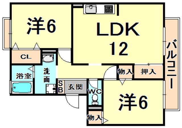 兵庫県伊丹市昆陽東２ 伊丹駅 2LDK アパート 賃貸物件詳細