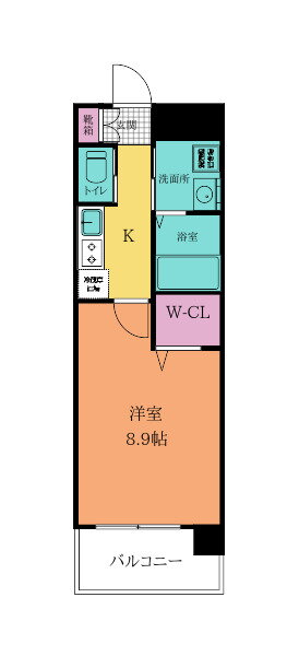 福岡県北九州市小倉北区鍛冶町２ 平和通駅 1K マンション 賃貸物件詳細