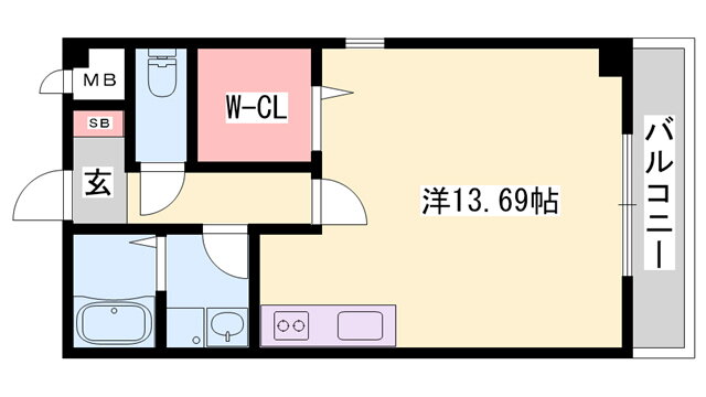 兵庫県姫路市安田２ 姫路駅 ワンルーム マンション 賃貸物件詳細