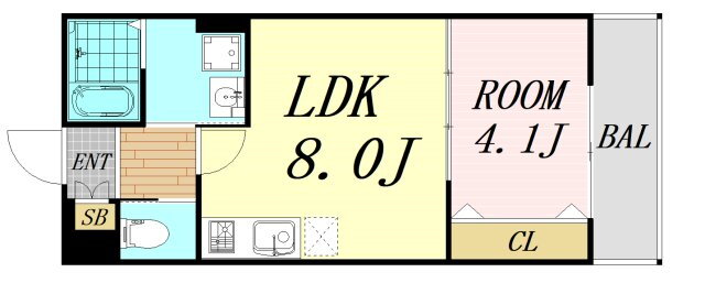 大阪府大阪市西淀川区御幣島６ 加島駅 1LDK アパート 賃貸物件詳細