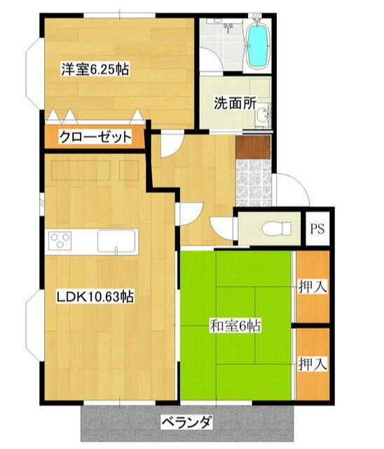 埼玉県白岡市新白岡９ 新白岡駅 2LDK アパート 賃貸物件詳細