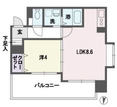 福岡県福岡市博多区博多駅南１ 博多駅 1LDK マンション 賃貸物件詳細