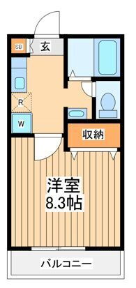 東京都立川市高松町２ 立川駅 1K アパート 賃貸物件詳細