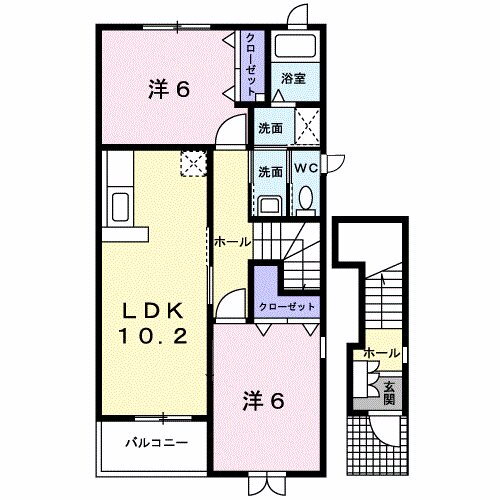静岡県浜松市中央区上島５ 浜松駅 2LDK アパート 賃貸物件詳細