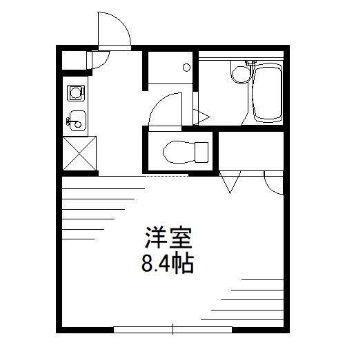 宮城県仙台市太白区門前町 長町一丁目駅 1K アパート 賃貸物件詳細