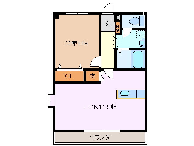 三重県三重郡川越町大字高松 川越富洲原駅 1LDK マンション 賃貸物件詳細