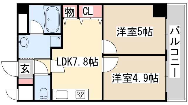 兵庫県神戸市中央区加納町３ 三ノ宮駅 2LDK マンション 賃貸物件詳細