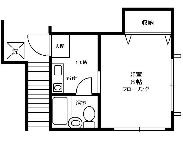 神奈川県川崎市中原区上小田中６ 武蔵中原駅 1K アパート 賃貸物件詳細