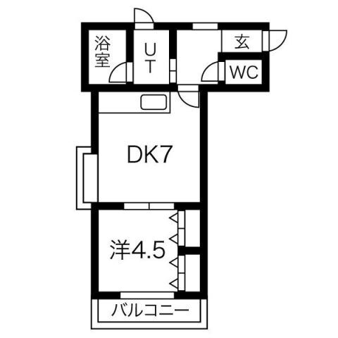 北海道札幌市東区北四十二条東１ 麻生駅 1DK アパート 賃貸物件詳細