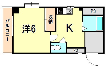 兵庫県神戸市兵庫区湊川町６ 湊川公園駅 1K マンション 賃貸物件詳細
