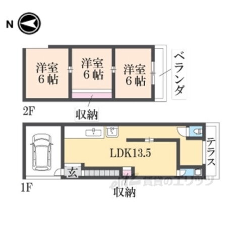 京都府京都市山科区西野小柳町 東野駅 3LDK 一戸建て 賃貸物件詳細