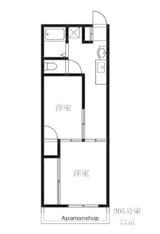 永和第１０ビル 2階 2K 賃貸物件詳細