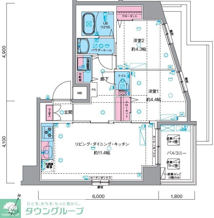 東京都江戸川区瑞江１ 瑞江駅 2LDK マンション 賃貸物件詳細