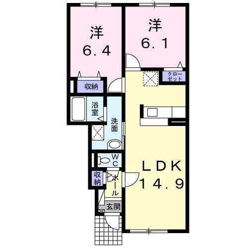 北海道旭川市永山十条１２ 旭川駅 2LDK アパート 賃貸物件詳細