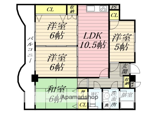 宮城県仙台市青葉区米ケ袋２ 愛宕橋駅 4LDK マンション 賃貸物件詳細