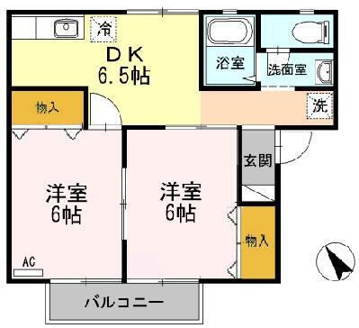 長野県小諸市御幸町２ 2DK アパート 賃貸物件詳細