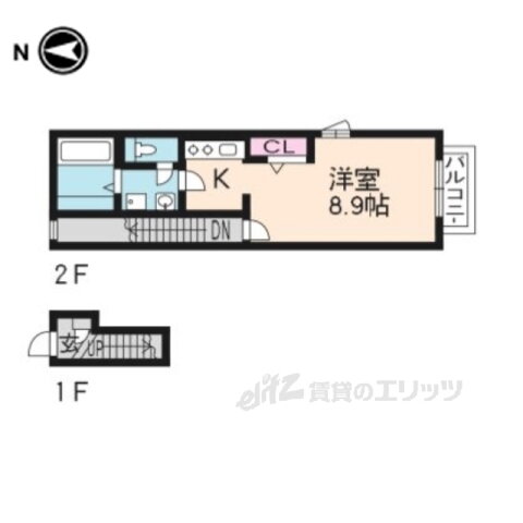 滋賀県草津市南草津４ 南草津駅 1K アパート 賃貸物件詳細