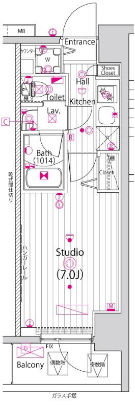 神奈川県横浜市南区日枝町２ 吉野町駅 1K マンション 賃貸物件詳細