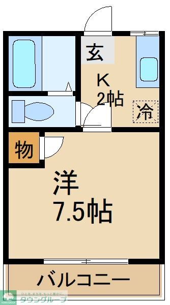 東京都調布市八雲台１ 調布駅 1K アパート 賃貸物件詳細