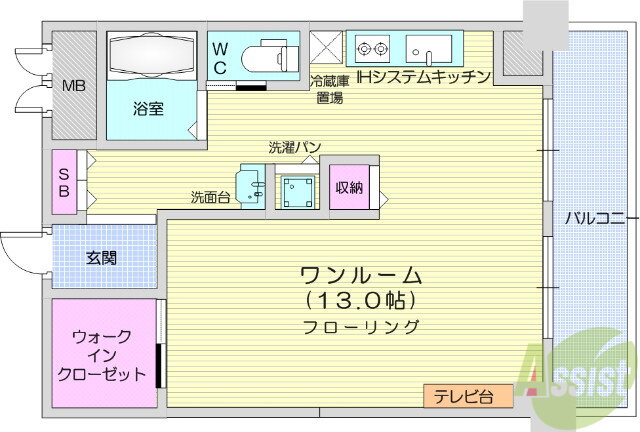 宮城県仙台市青葉区中江２ 東照宮駅 ワンルーム マンション 賃貸物件詳細