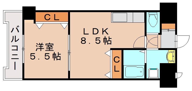 福岡県福岡市博多区築港本町 呉服町駅 1LDK マンション 賃貸物件詳細