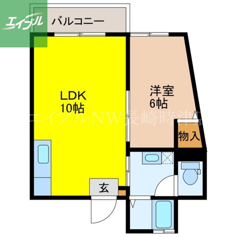 長崎県西彼杵郡長与町高田郷 道ノ尾駅 1LDK アパート 賃貸物件詳細