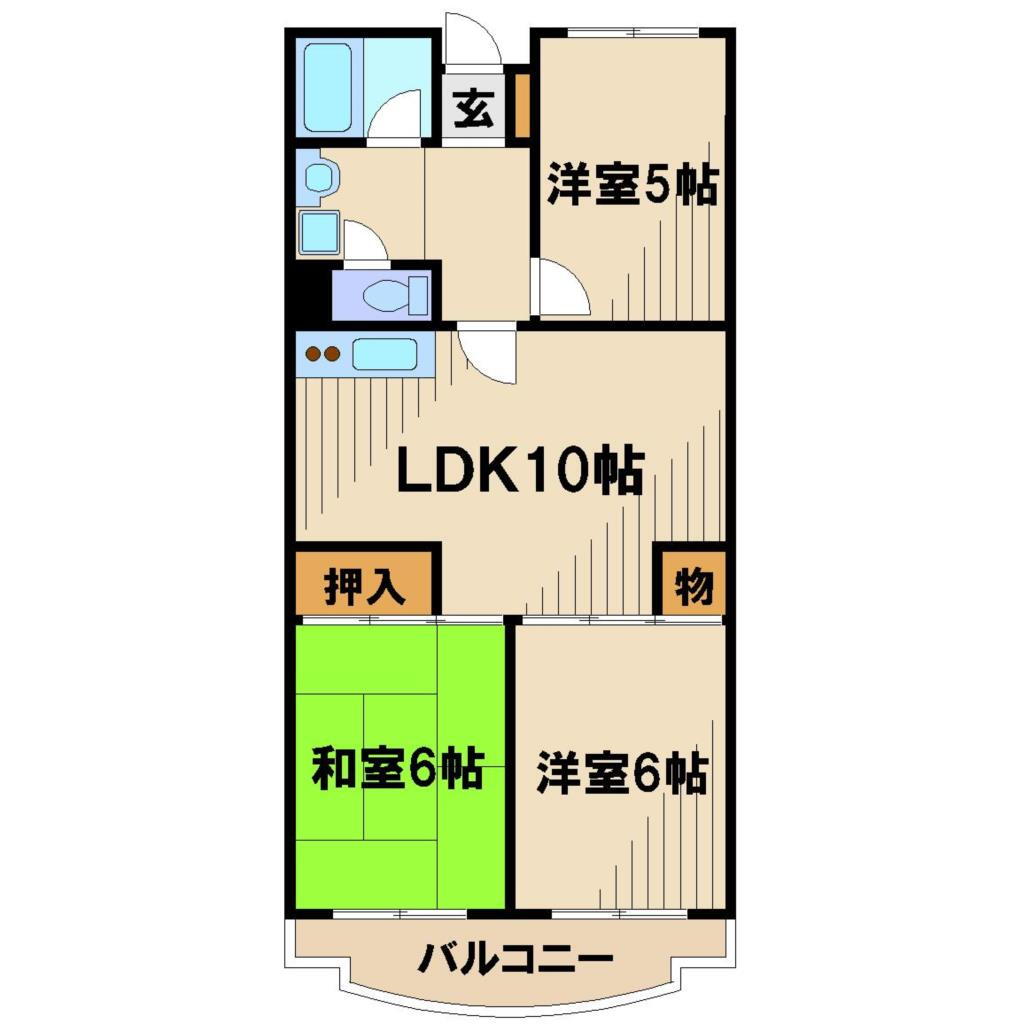 東京都杉並区和泉３ 方南町駅 3LDK マンション 賃貸物件詳細