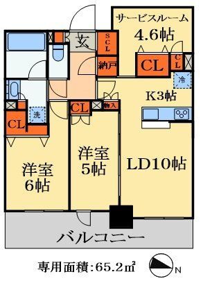 エクセレント　ザ　タワー 13階 2SLDK 賃貸物件詳細