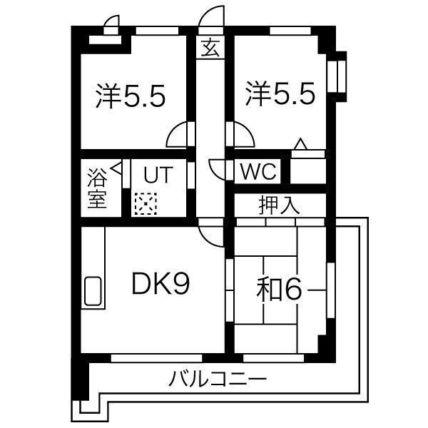 兵庫県明石市魚住町住吉２ 魚住駅 3LDK マンション 賃貸物件詳細