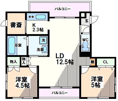 東京都国分寺市泉町３ 西国分寺駅 2SLDK マンション 賃貸物件詳細