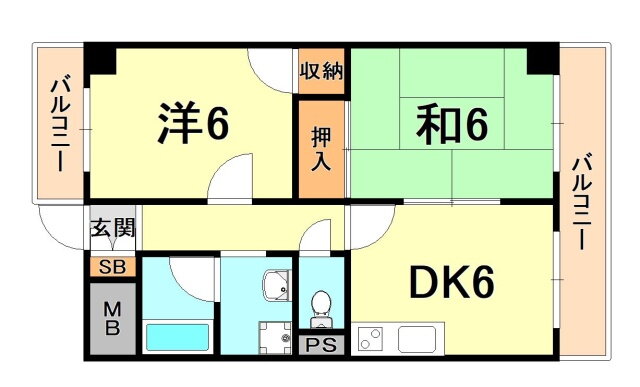 兵庫県神戸市兵庫区下祇園町 大倉山駅 2DK マンション 賃貸物件詳細