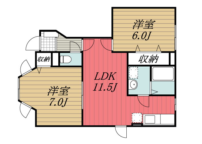 千葉県佐倉市上座 ユーカリが丘駅 2LDK アパート 賃貸物件詳細