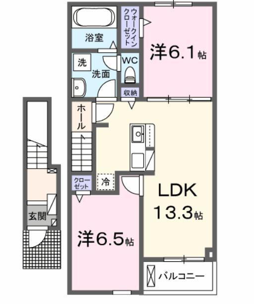 大分県大分市大字三佐 鶴崎駅 2LDK アパート 賃貸物件詳細