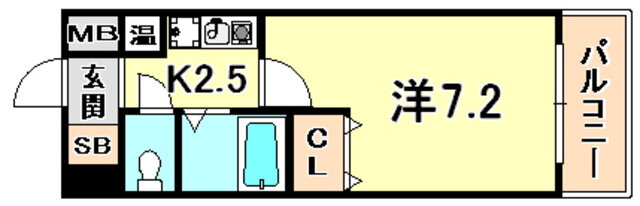 兵庫県神戸市中央区琴ノ緒町２ 三ノ宮駅 1K マンション 賃貸物件詳細