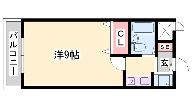 兵庫県姫路市飾磨区清水 飾磨駅 1K マンション 賃貸物件詳細