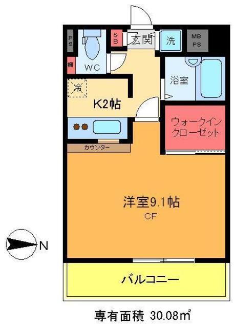 レニエ・ラ・ヴェルトゥ 5階 1K 賃貸物件詳細