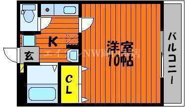 岡山県岡山市北区今３ 北長瀬駅 1K マンション 賃貸物件詳細