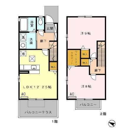 石川県金沢市田上新町 2LDK アパート 賃貸物件詳細