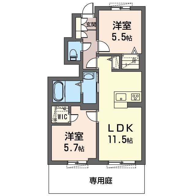 埼玉県さいたま市見沼区大字中川 大宮駅 2LDK アパート 賃貸物件詳細