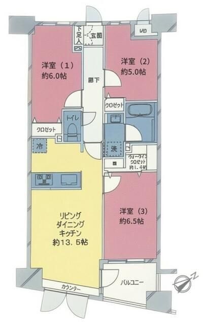 東京都板橋区板橋１ 新板橋駅 3LDK マンション 賃貸物件詳細