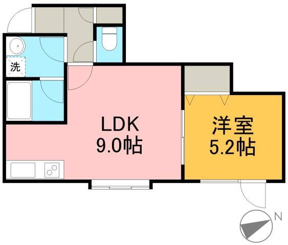 北海道札幌市白石区北郷三条９ 平和駅 1LDK アパート 賃貸物件詳細